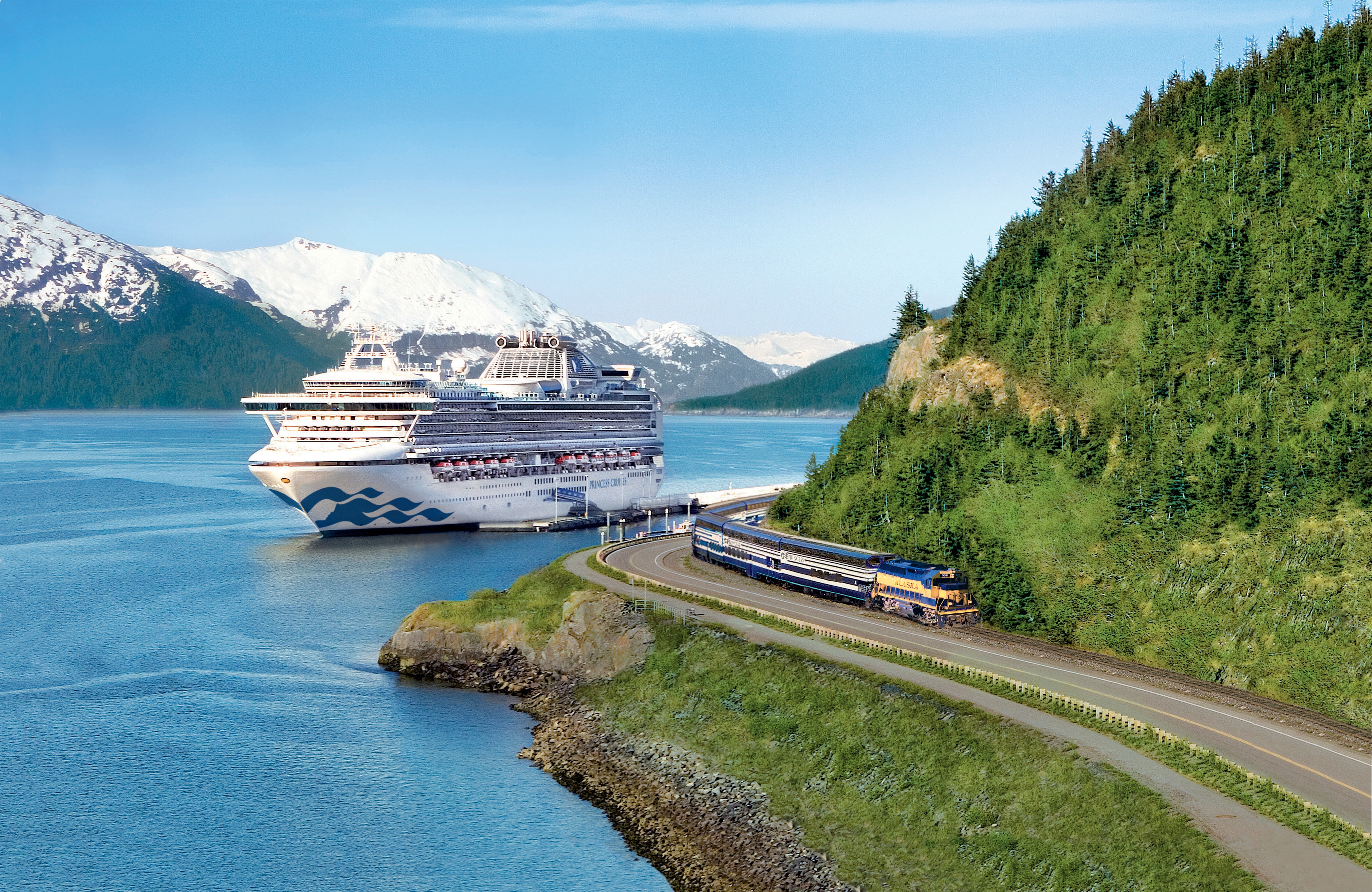 portage glacier scenic cruise & drive with airport transfer
