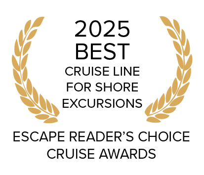 2025 Best Overall Cruise Line Escape Reader’s Choice Cruise Awards