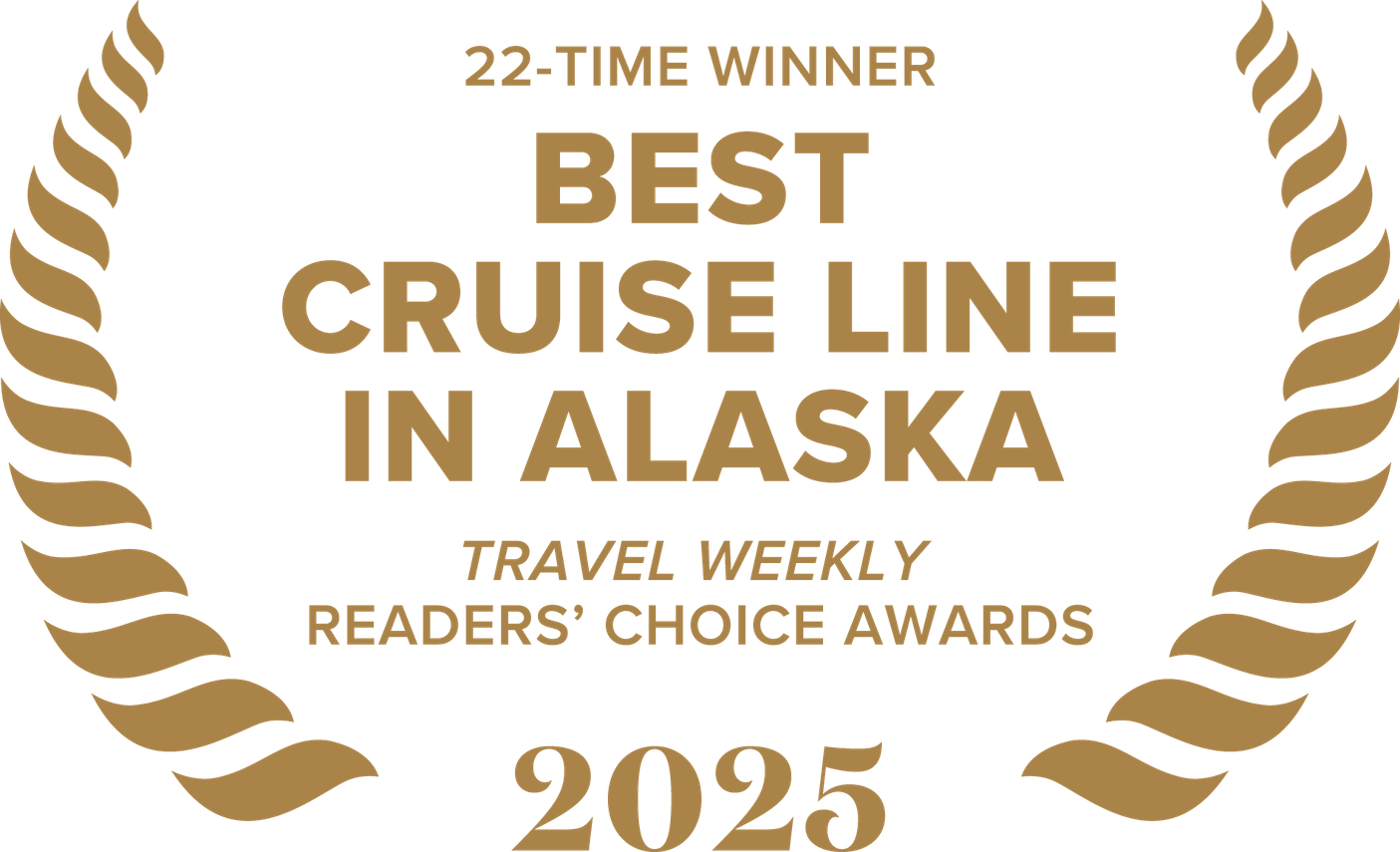 Princess Cruises accolade awarded for Best Cruise Line in Alaska from Travel Weekly